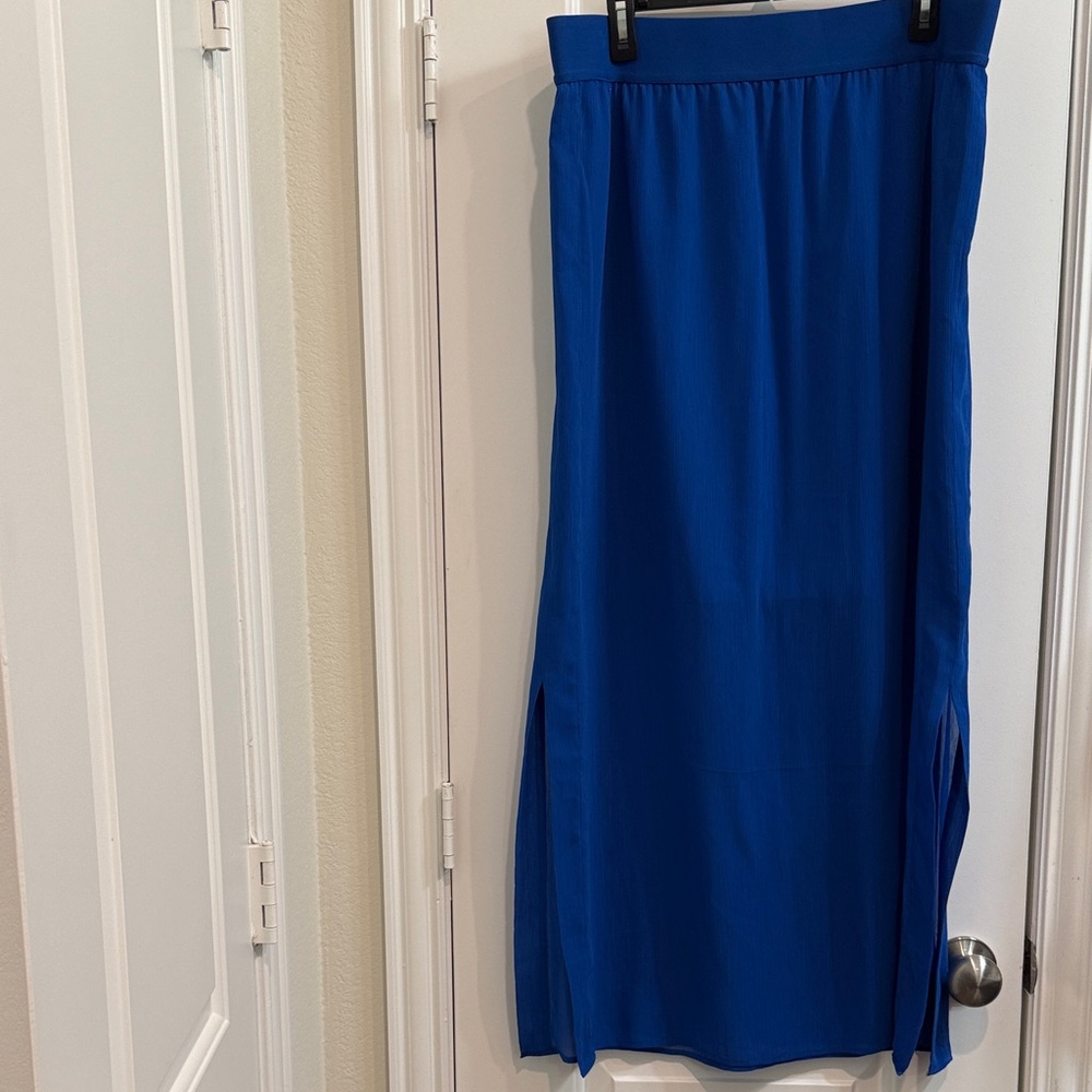 Ann Taylor Vibrant Blue Pencil Skirt
